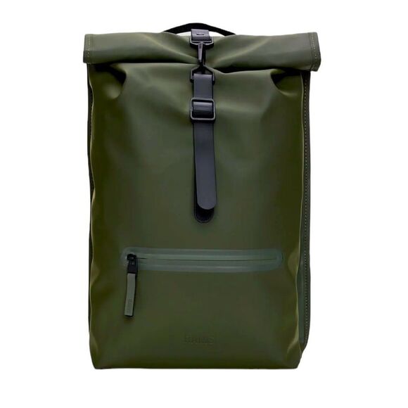 RAINS ROLLING RUCKSACK, OLIVE GREEN - Picture 1 of 5